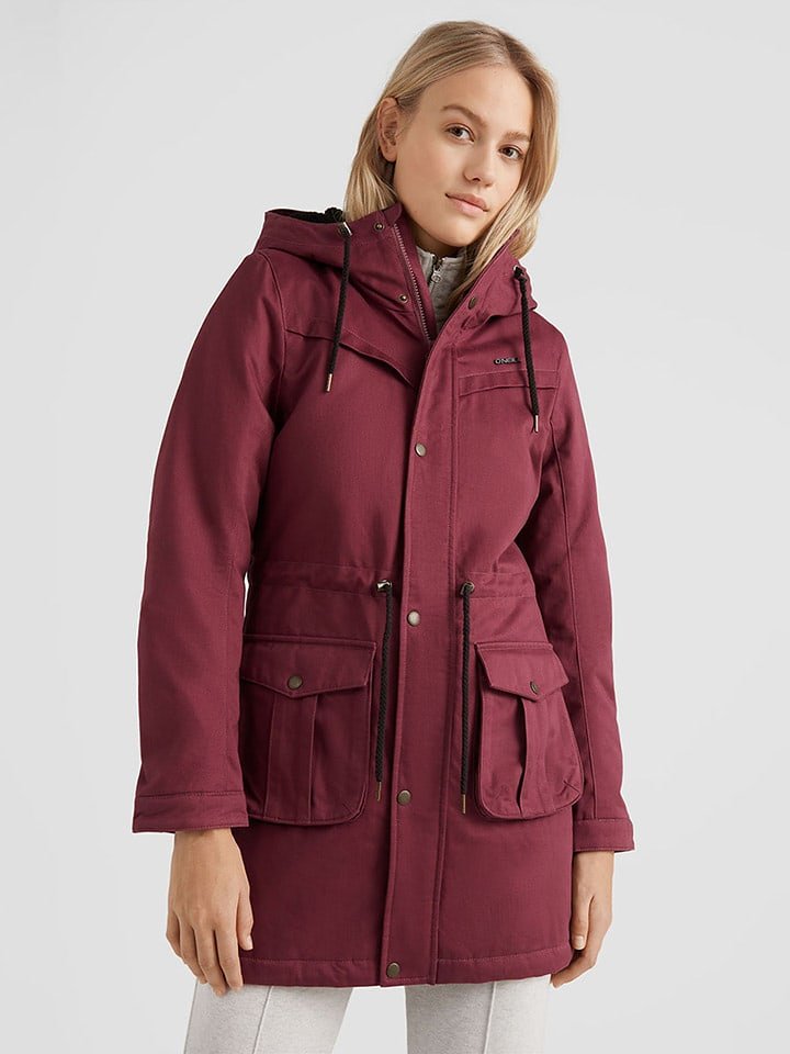 O'Neill Parka "Journey" w kolorze czerwonym