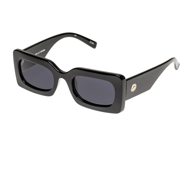 Stylowe czarne okulary przeciwsłoneczne Le Specs