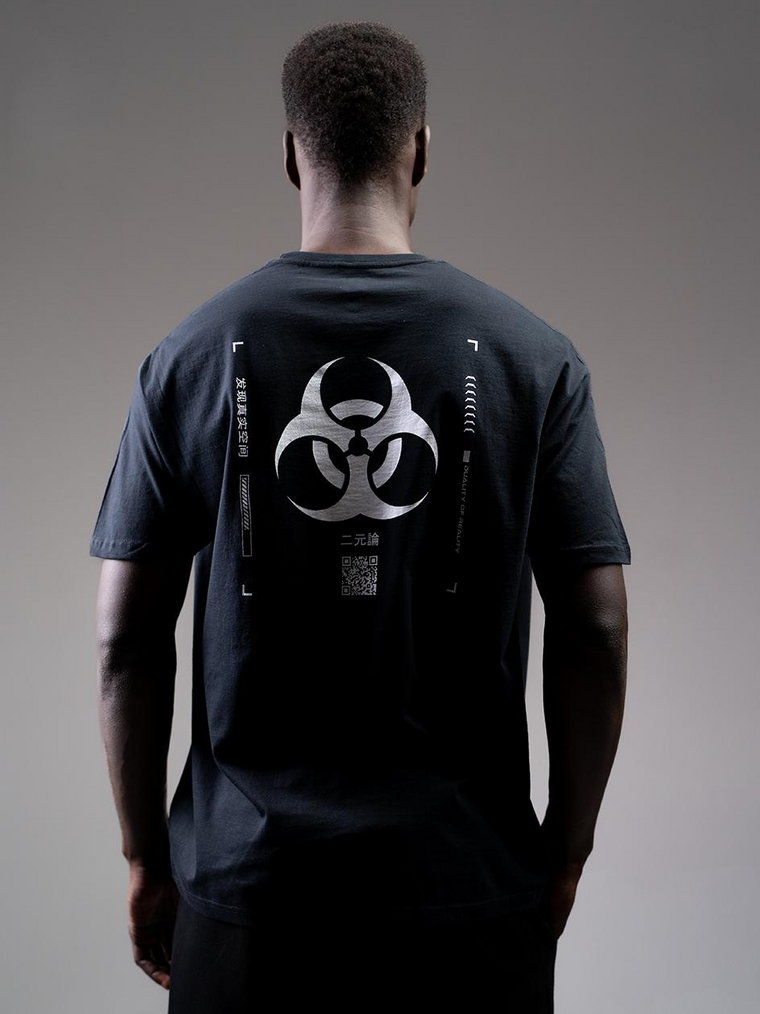 Koszulka Z Krótkim Rękawem Męska Czarna Point X Biohazard