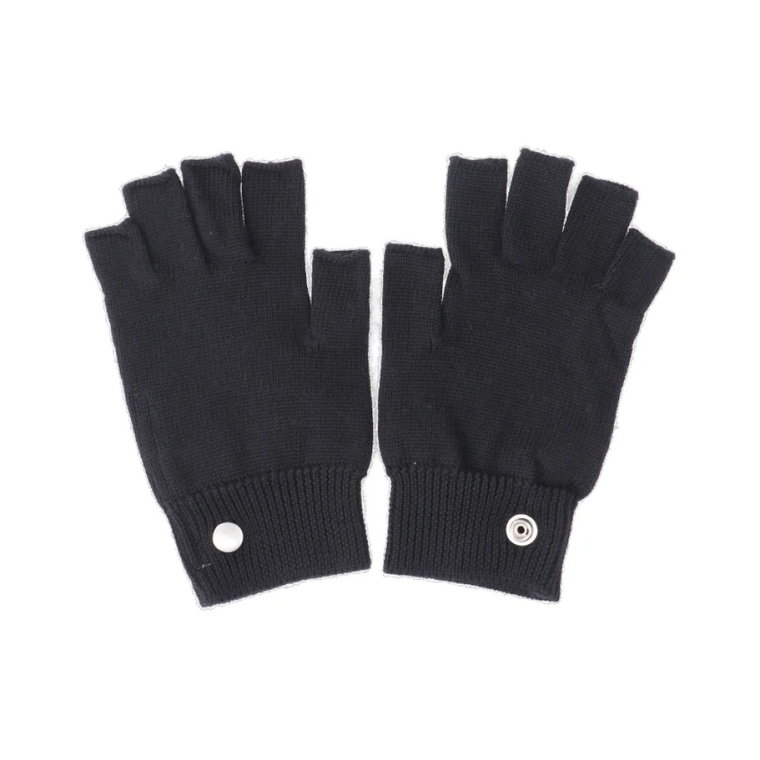 Czarne rękawiczki ze stylem/nazwą modelu Rick Owens