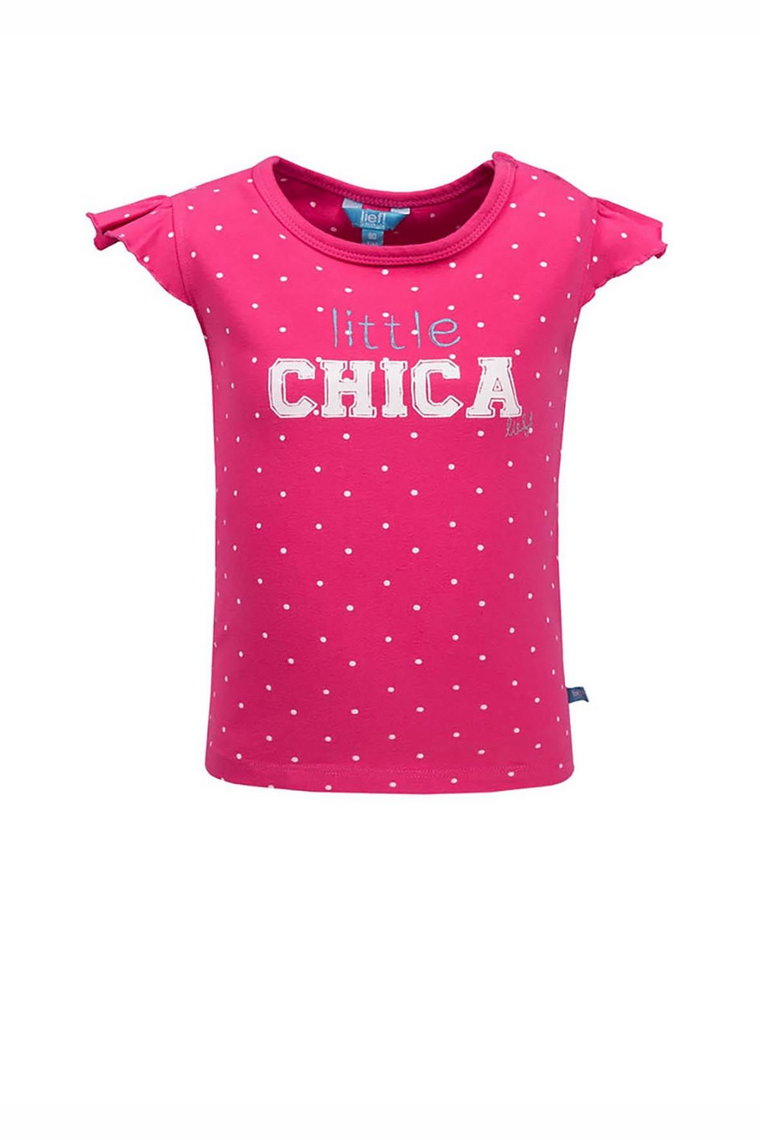 T-shirt dziewczęcy różowy - Little Chica - Lief