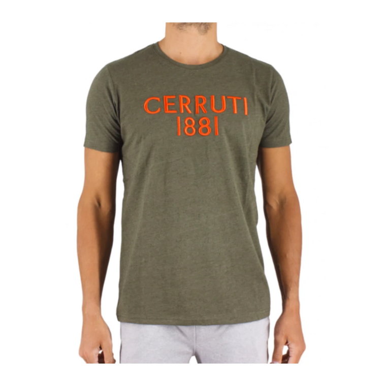 T-shirt z haftowanym logo - Coloratura Cerruti 1881