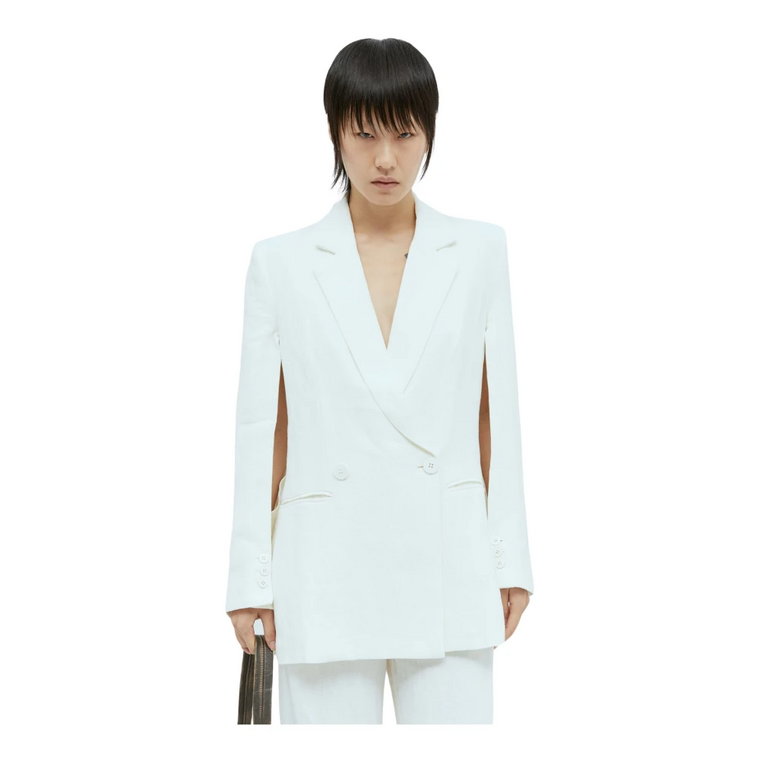 Linen Split Sleeve Blazer St. Agni