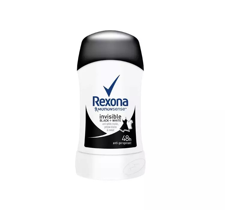 REXONA INVISIBLE BLACK+WHITE ANTYPERSPIRANT W SZTYFCIE DLA KOBIET 40ML