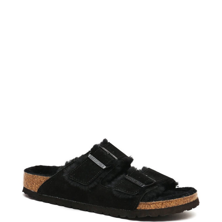 Birkenstock Skórzane obuwie domowe Arizona FUR