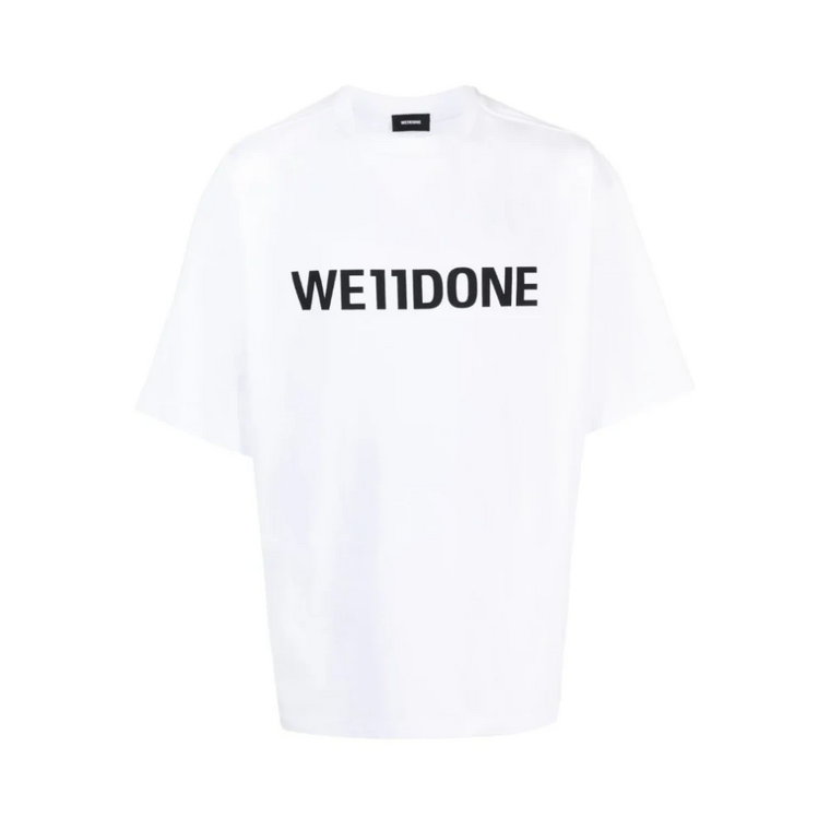 Biała Koszulka z Logo We11Done