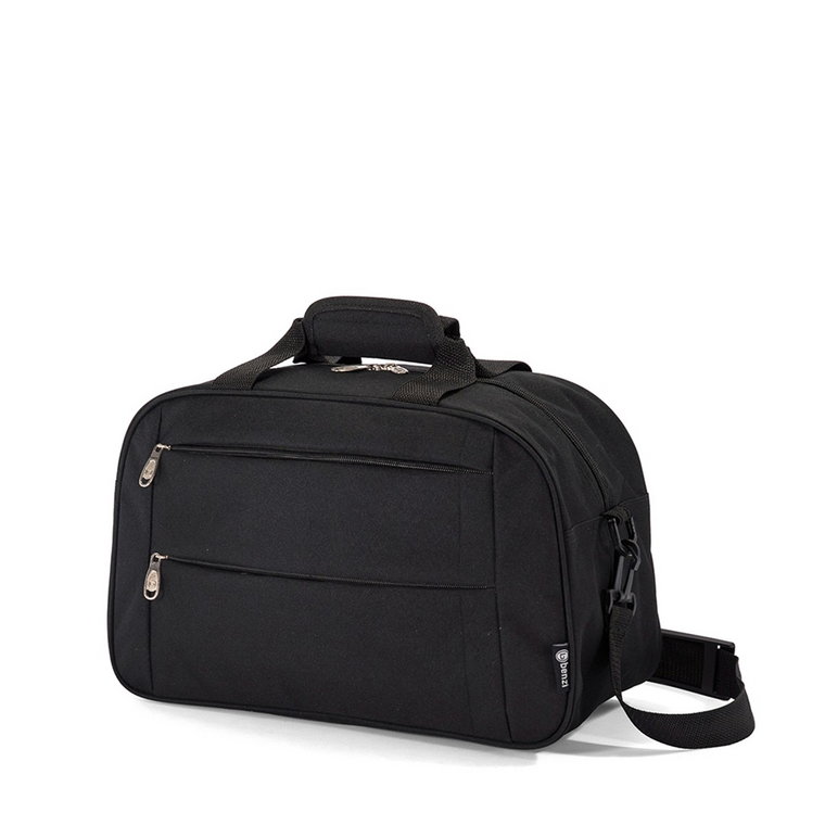 Czarna torba podróżna 40x24x20 na bagaż podręczny