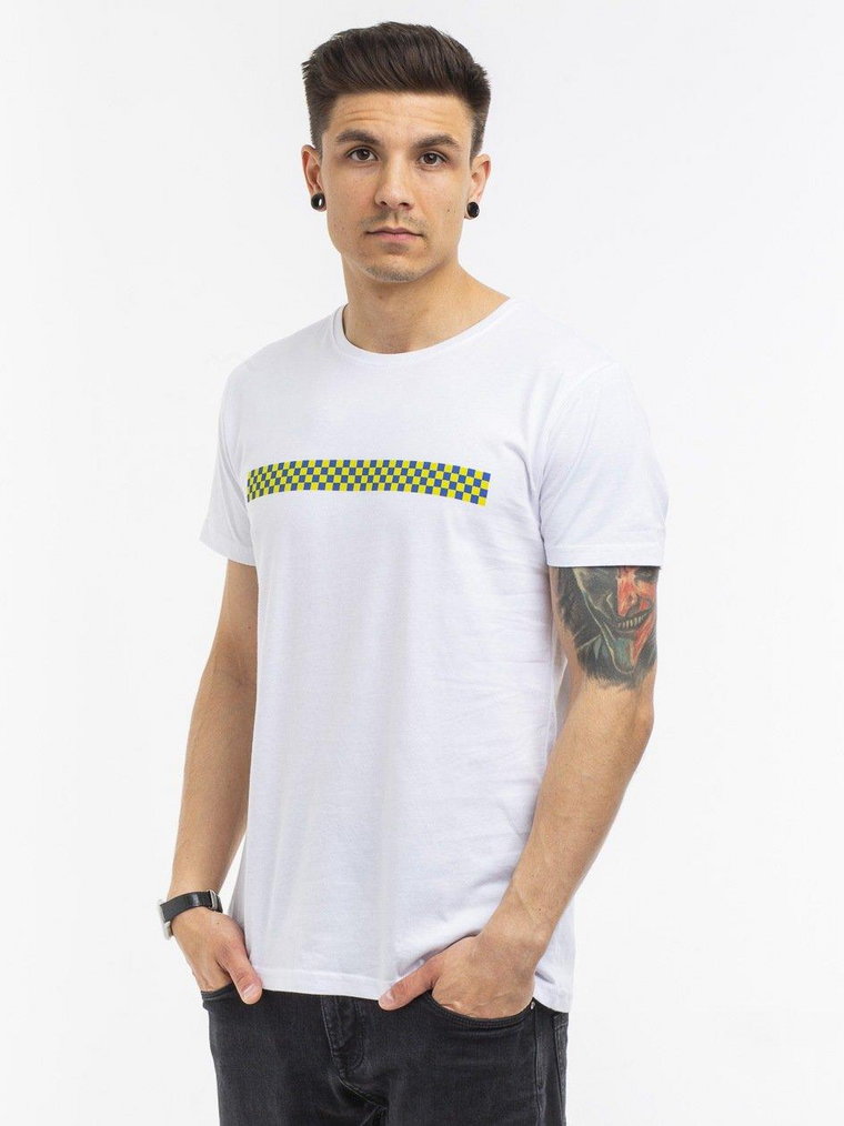 MC367 Banksy Officer Tee White