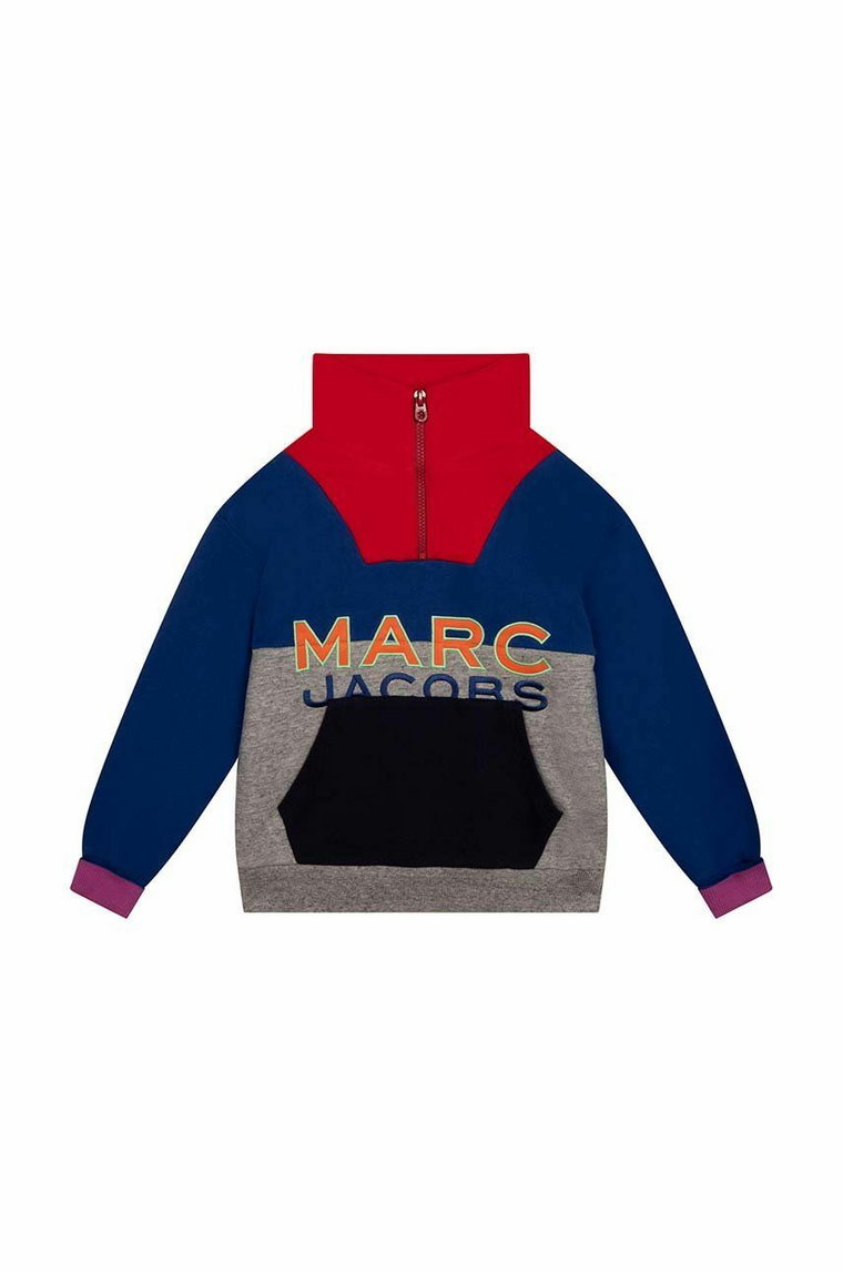 Marc Jacobs bluza bawełniana dziecięca kolor granatowy wzorzysta