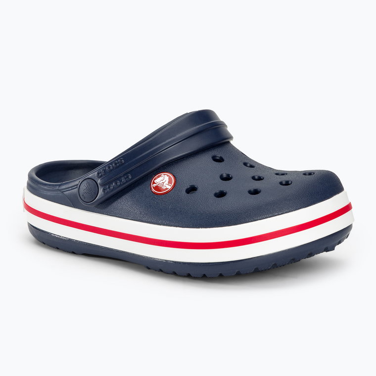 Klapki dziecięce Crocs Crocband Clog navy/red