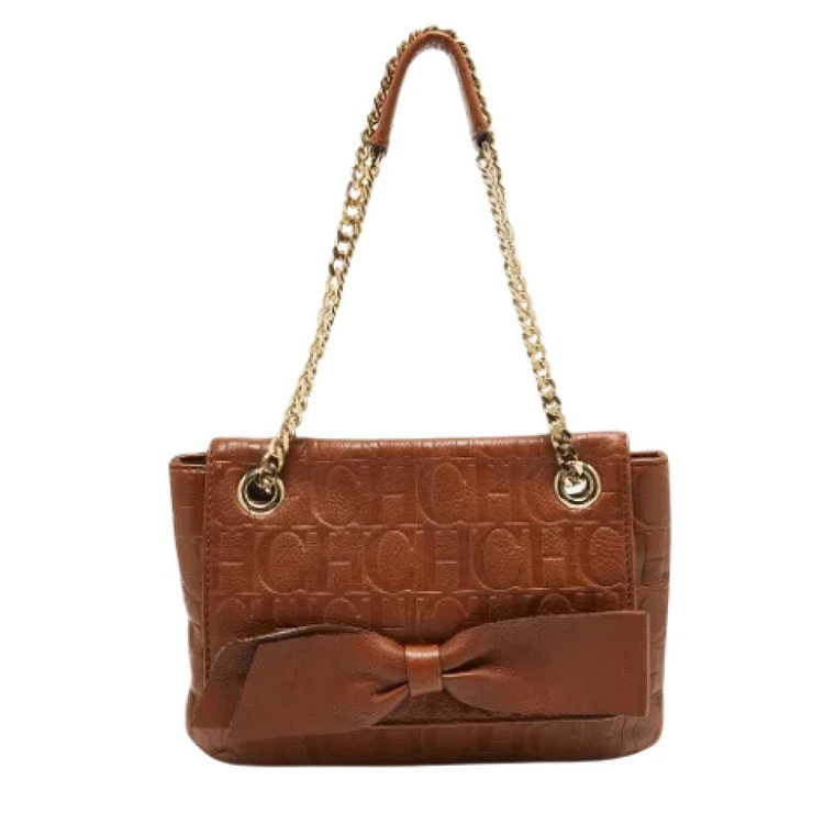 Pre-owned Leather shoulder-bags Carolina Herrera Pre-owned