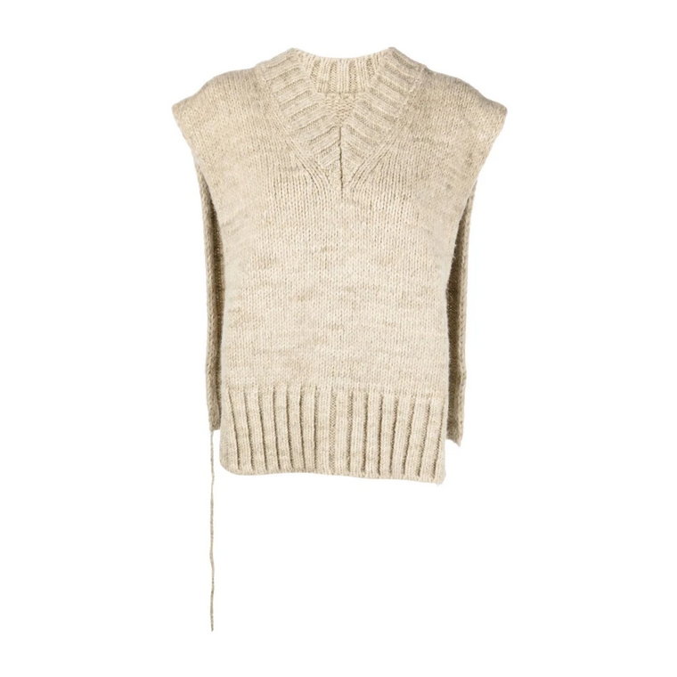 Kolekcja Swetrów z Dekoltem w Serek Maison Margiela
