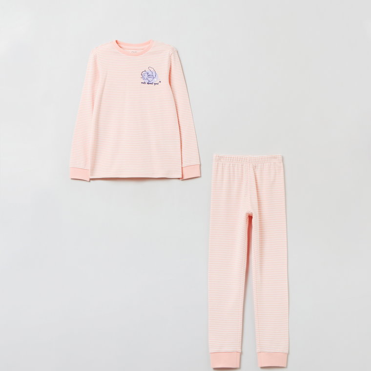 Piżama (longsleeve + spodnie) OVS 1843802 134 cm Pink (8056781808412). Piżamy dziewczęce