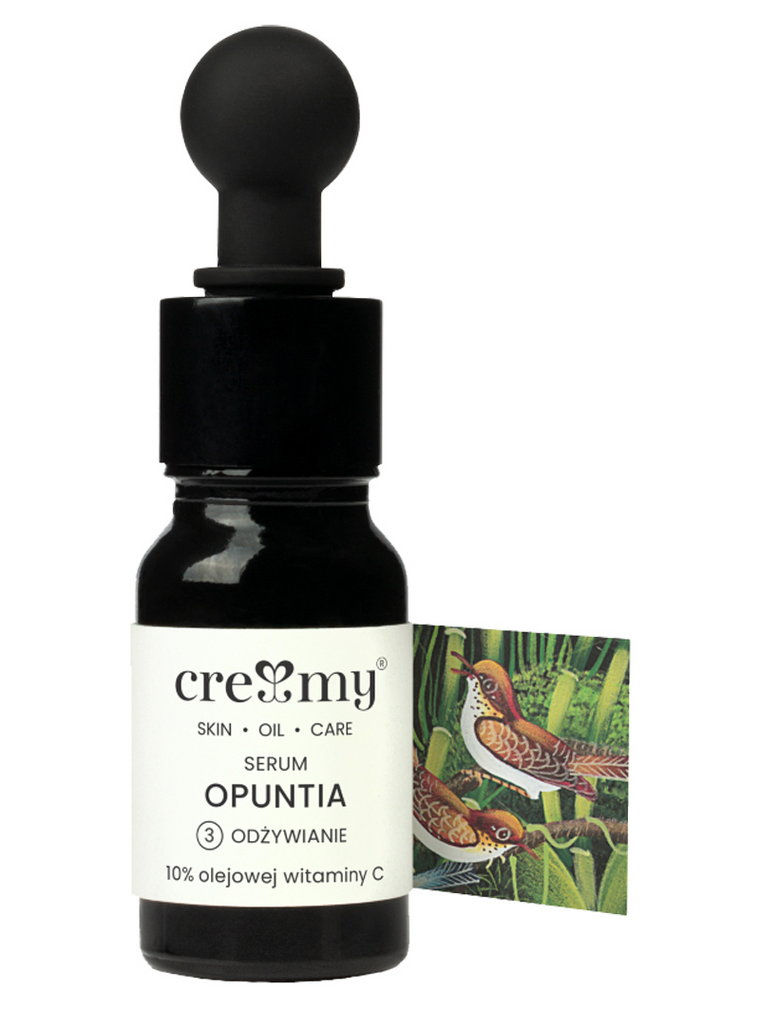 Creamy Opuntia Przeciwstarzeniowe serum olejowe do twarzy z wit. C 10% 10 ml