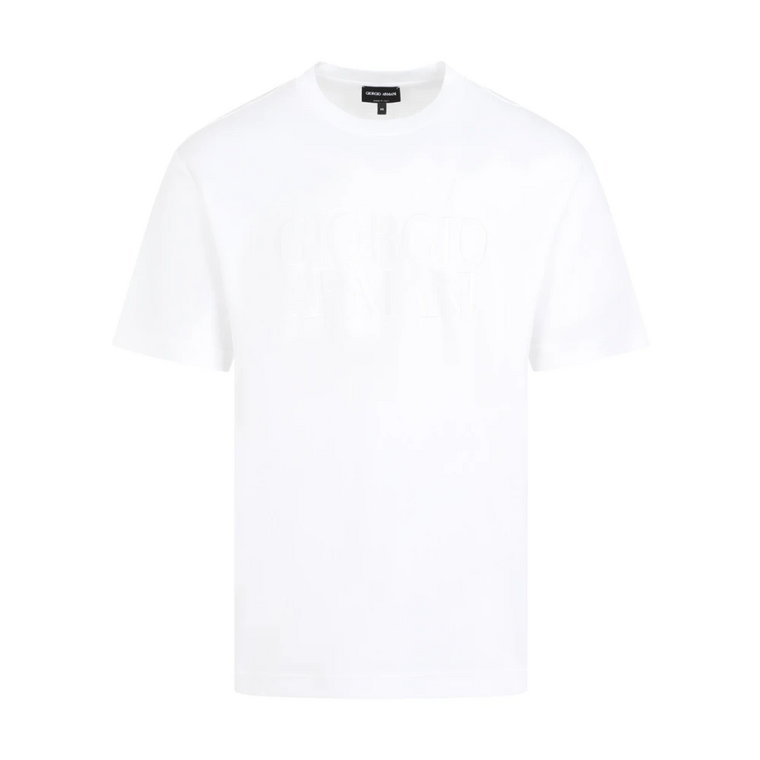 Biała Koszulka Giorgio Armani