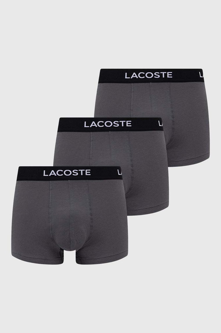 Lacoste bokserki 3-pack męskie kolor granatowy