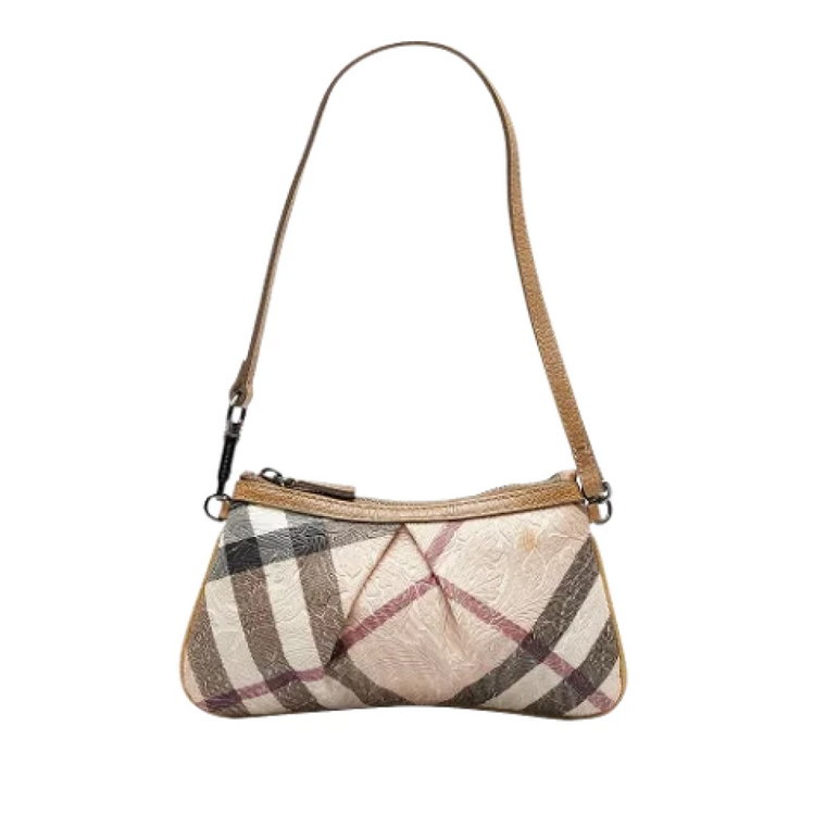 Pre-owned Coated canvas shoulder-bags Burberry Vintage