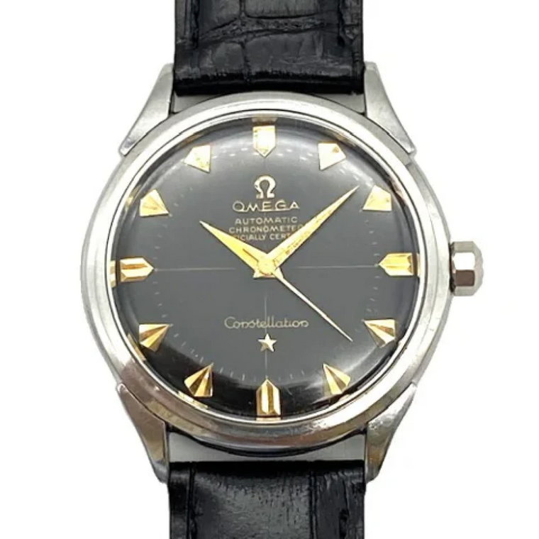 Pre-owned Leather watches Omega Vintage