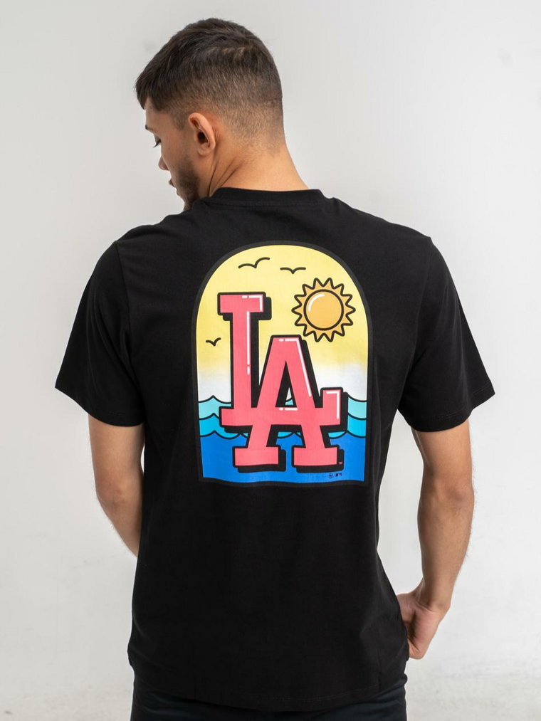 Koszulka Z Krótkim Rękawkiem 47 Brand Los Angeles Dodgers MLB Backer 47 Echo Czarna