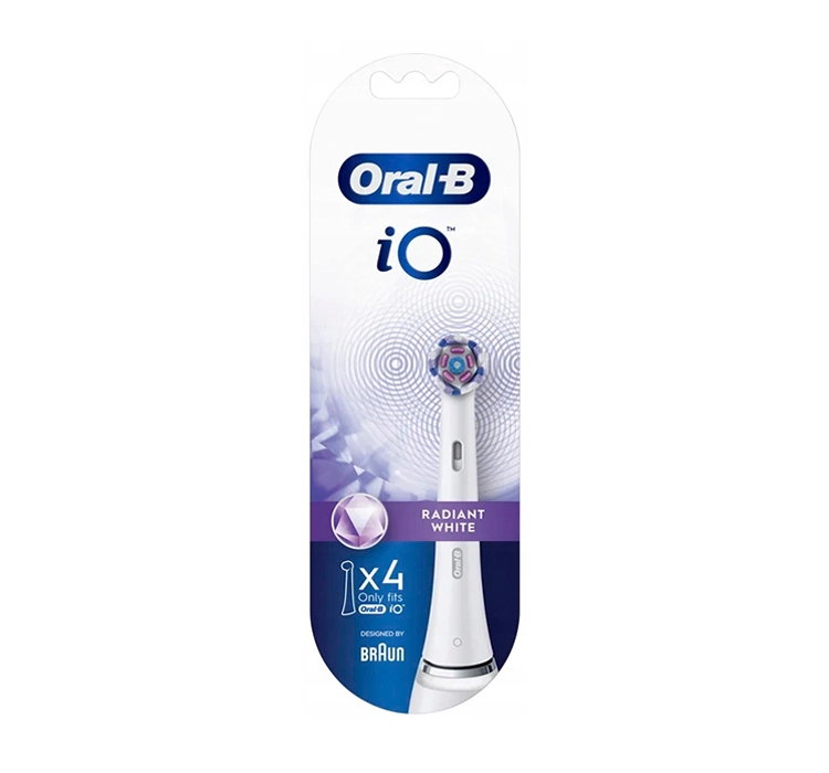 Oral-B iO Radiant White końcówki do szczoteczki do zębów 4 sztuki