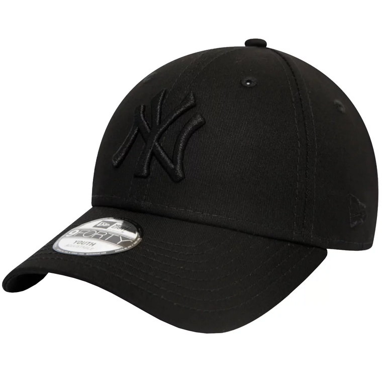 New Era League Essential New York Yankees Kids Cap 12053099, Dla chłopca, Czarne, czapki z daszkiem, bawełna, rozmiar: YOUTH