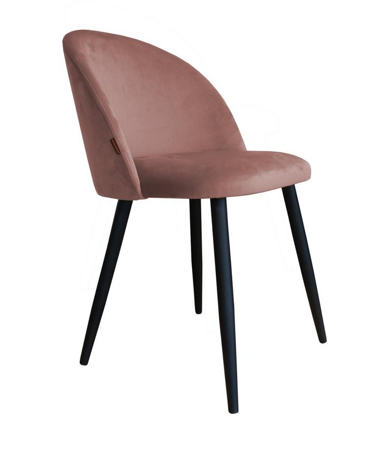 Krzesło ATOS Colin MG58, różowo-czarne, 76x57x44 cm