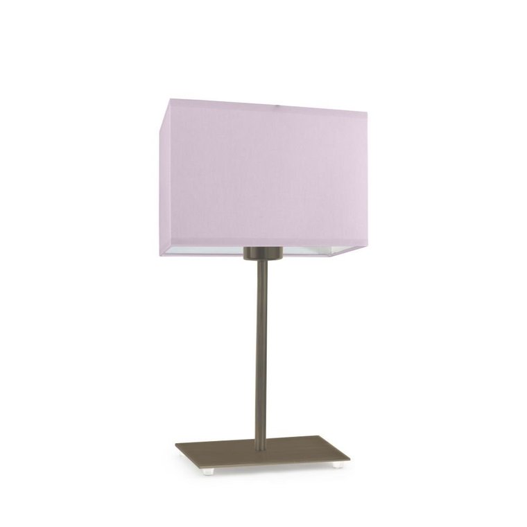 Lampka nocna LYSNE Amalfi, 60 W, E27, jasnofioletowa/złota, 40x20 cm