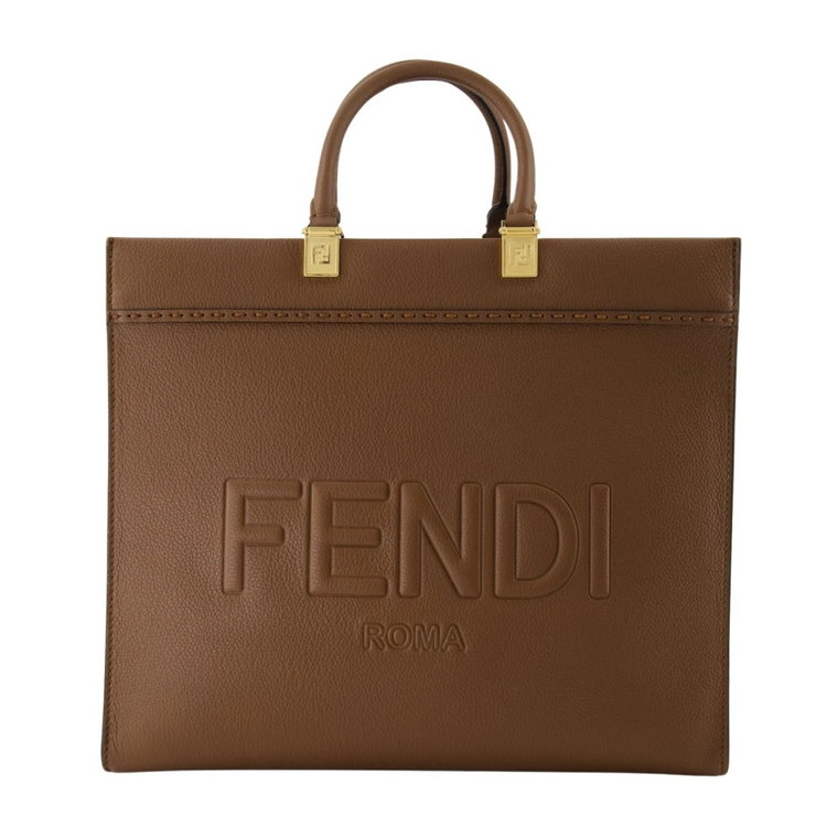 Grain Leather Tote Bag Fendi