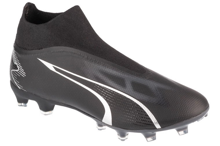 Puma Ultra Match+ Ll FG/AG 107511-02, Męskie, Czarne, buty piłkarskie - korki, syntetyk, rozmiar: 40