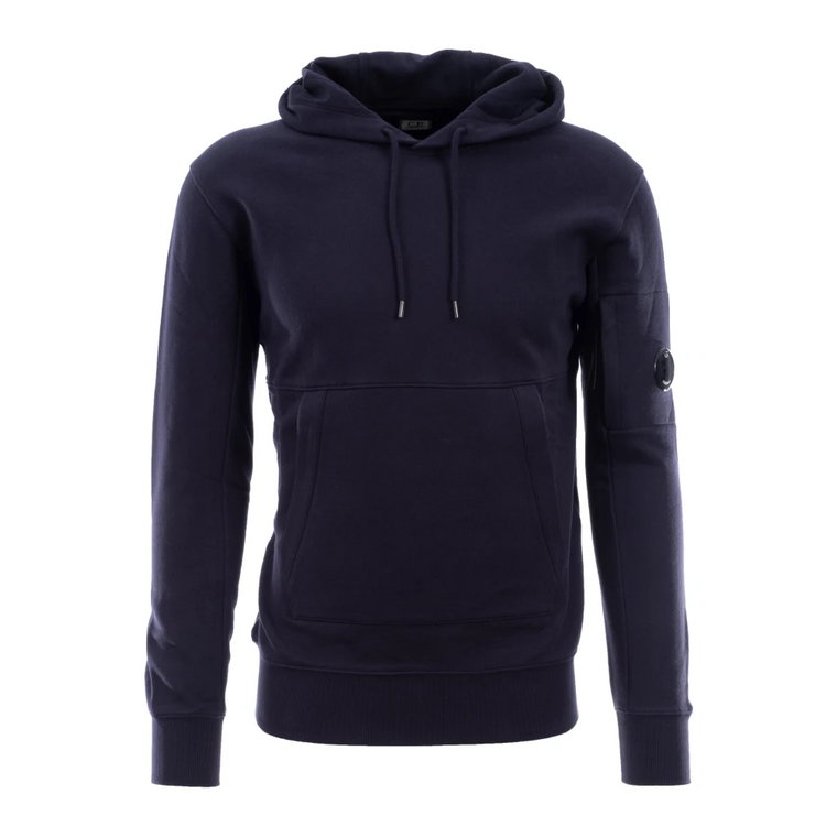 Niebieski Hoodie, Wygodny i Stylowy C.p. Company