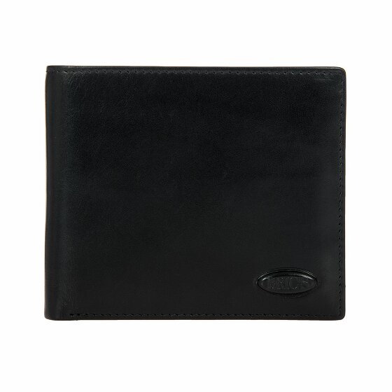 Bric's Monte Rosa Portfel RFID Skóra 11,5 cm schwarz