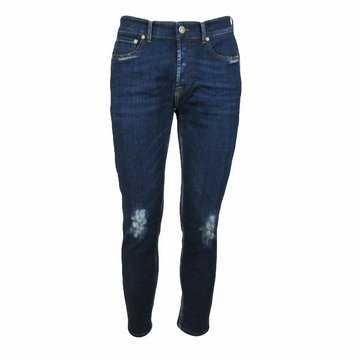 Pmds, jeans 5 tasche Niebieski, male,