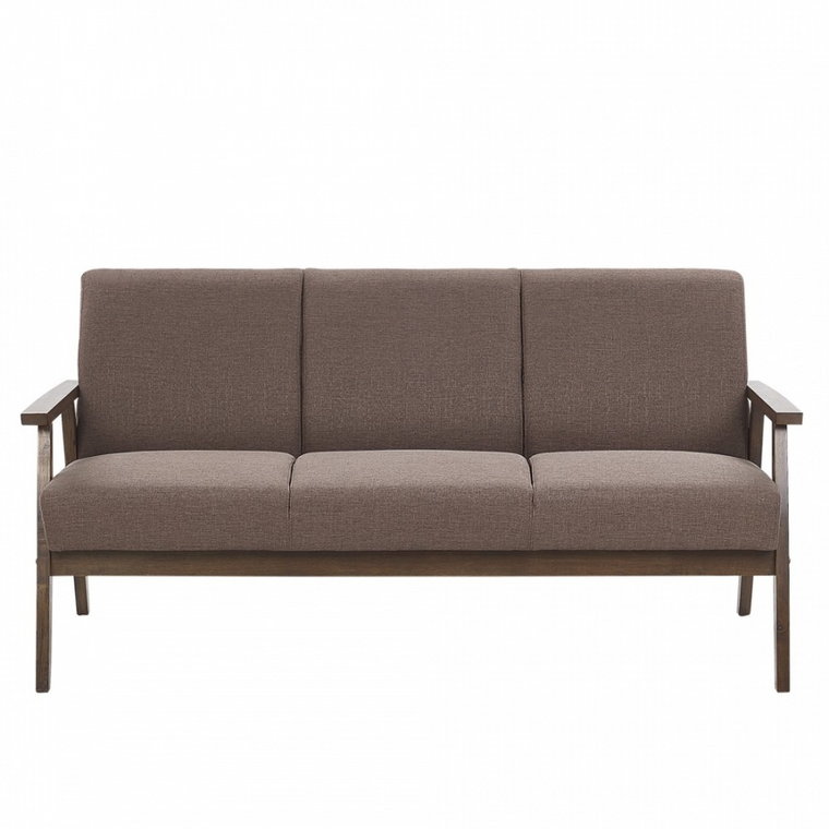 Sofa 3-osobowa brązowa ASNES kod: 4251682253956