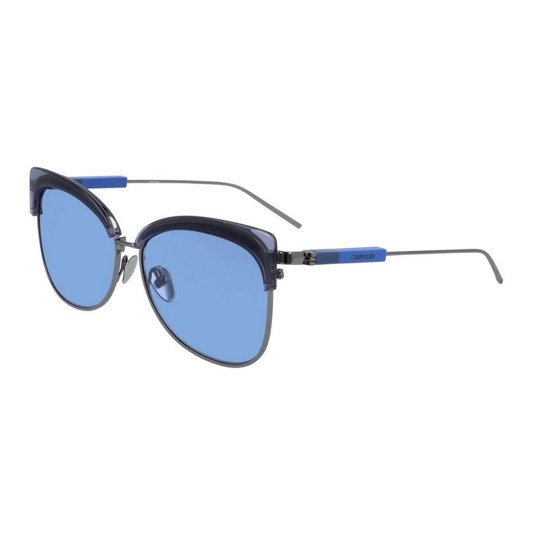 Ck19701S 39361 419 Crystal Slate Blue Okulary przeciwsłoneczne Calvin Klein
