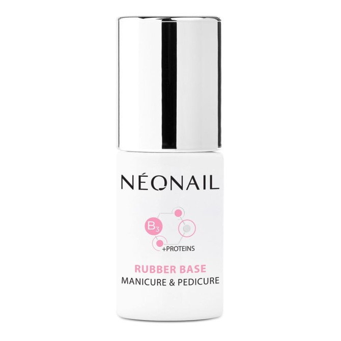 NeoNail Rubber Base Manicure &amp; Pedicure baza hybrydowa 7.2ml