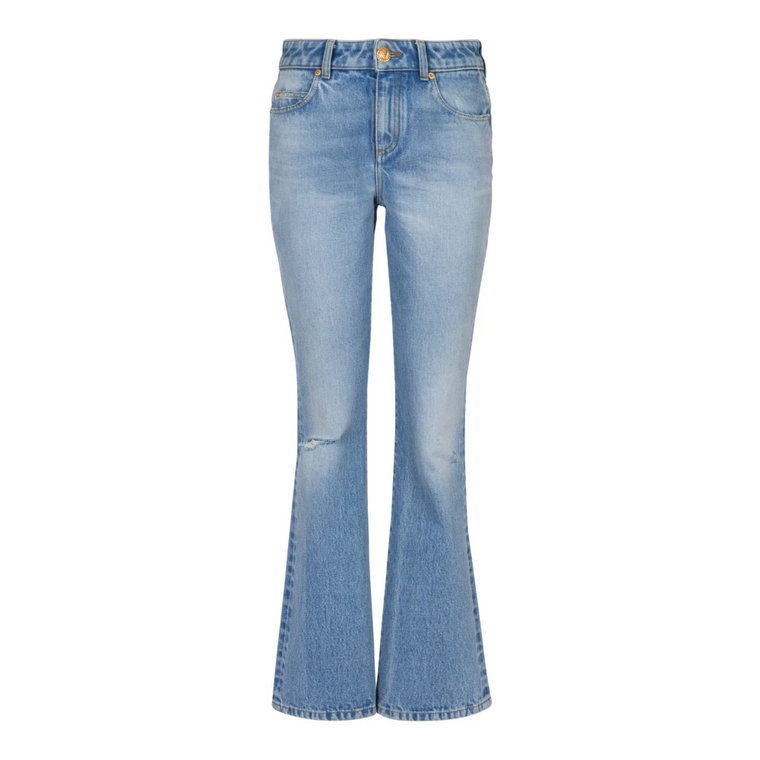 Rozszerzone jeansy dżinsowe Balmain