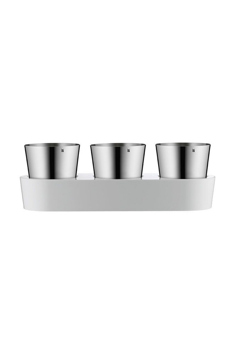 WMF zestaw doniczek na zioła z podstawką Gourmet (3-pack)