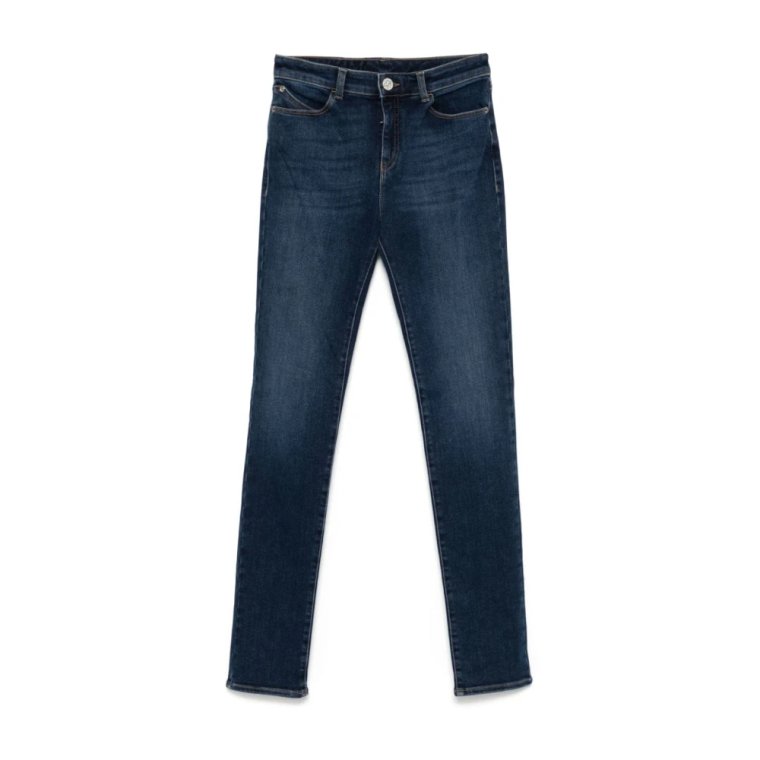 Niebieskie Dżinsy Skinny Cut Emporio Armani