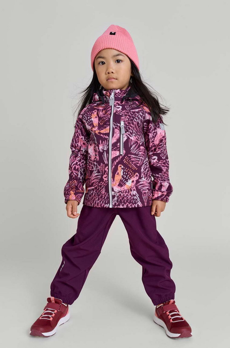 Reima kurtka dziecięca Vantti kolor fioletowy