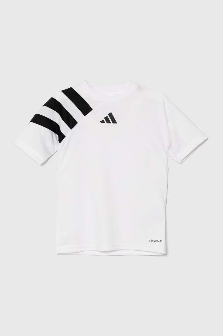 adidas Performance t-shirt dziecięcy FORTORE23 JSY Y kolor biały wzorzysty IK5742