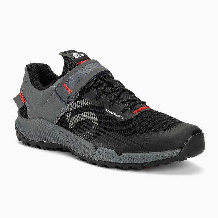 Buty rowerowe MTB męskie adidas FIVE TEN Trailcross Clip In core black/grey three/red