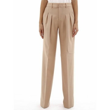 Pt01, Trousers Beżowy, female,