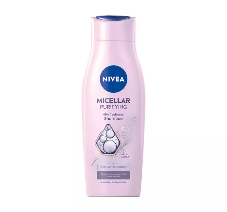 NIVEA MICELLAR PURIFYING SZAMPON Z TECHNOLOGIĄ MICELARNĄ ODŚWIEŻAJĄCY WŁOSY 400ML