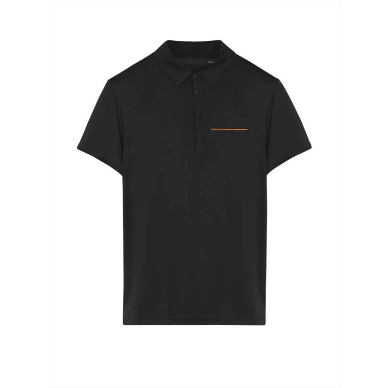 Czarna Polo T-shirt dla Mężczyzn - Stylowa i Wygodna RRD