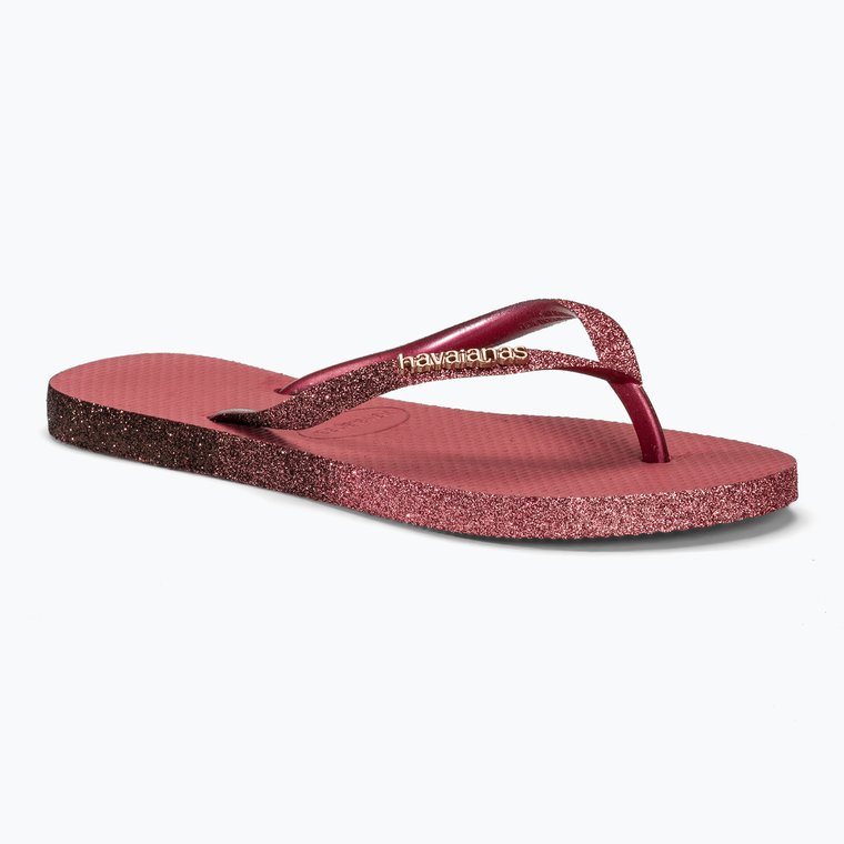 Japonki damskie Havaianas Slim Sparkle II pau brasil