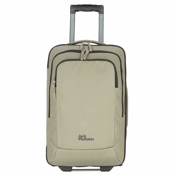 Jack Wolfskin Traveltopia Wheeler 40 2 kółka Walizka kabinowy 53 cm Komora na laptopa dusty olive