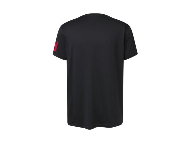 Mistral T-shirt męski z okrągłym dekoltem (S (44/46), Czarny)