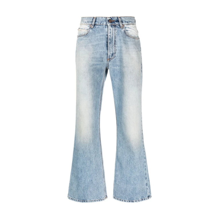 Spodnie dzwony w stylu Mid-Rise z denimu ERL