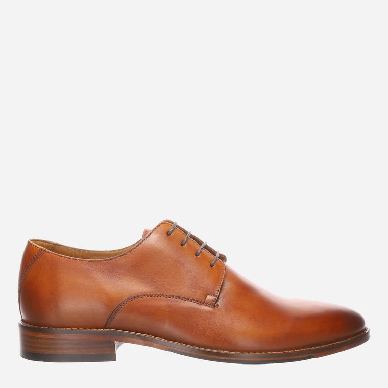 Derby męskie Salamander SLM31-66601-07 42 Brązowe (4057697338806). Eleganckie buty męskie