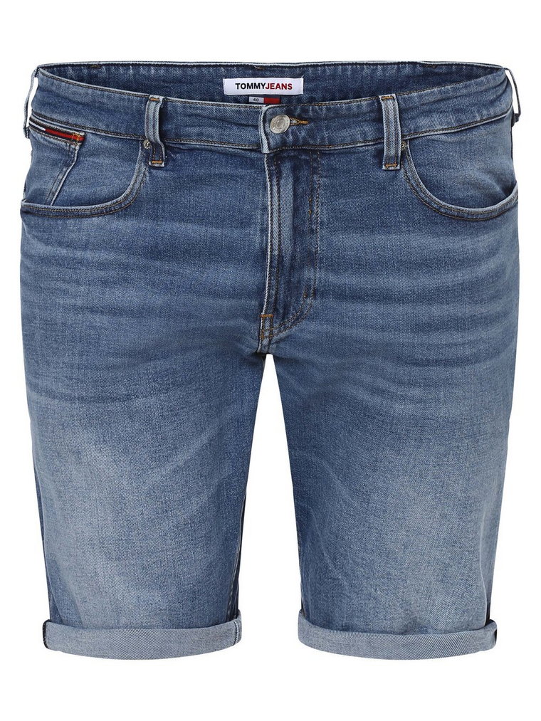 Tommy Jeans - Męskie spodenki jeansowe  Ronnie  Big &amp; Tall, niebieski